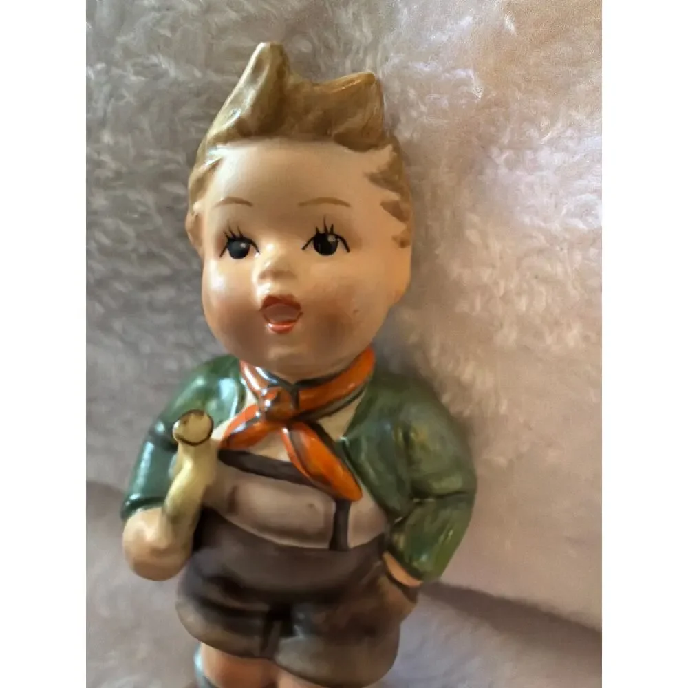 Vintage Goebel Hummel #97 Little Musician Trumpet Boy Figurine W Germany 5